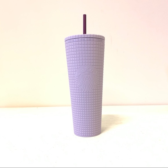 Starbucks Purple lilac lavender tumbler cup grid - Picture 2 of 5